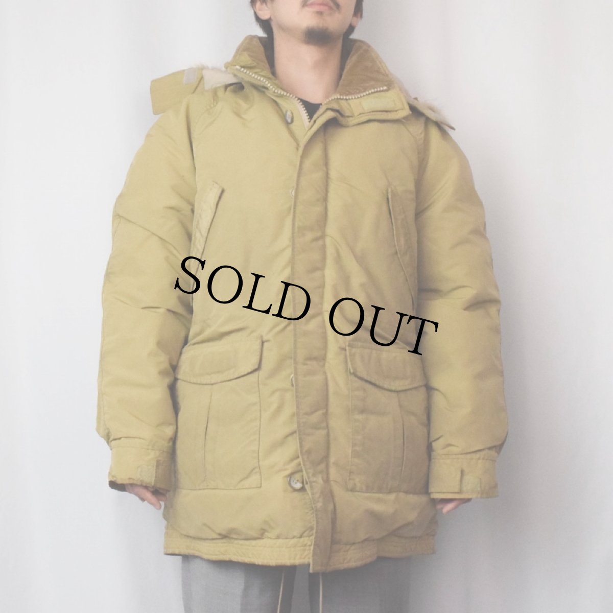 画像2: 【SALE】80's L.L.Bean USA製 ファーフード ダウンパーカー M (2)