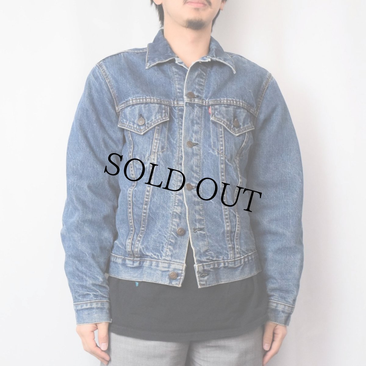 画像2: 60's LEVI'S 70505 ブランケットライナー デニムジャケット  (2)