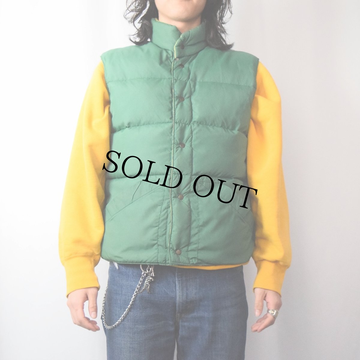 画像5: 10X USA製 ダックハンターカモ柄 リバーシブル ナイロンダウンベスト M (5)