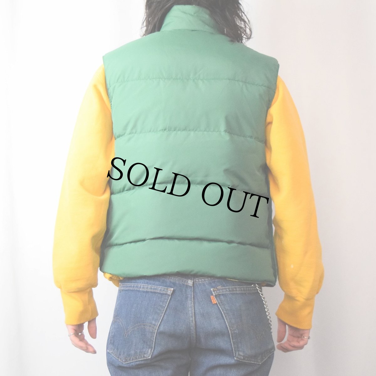 画像6: 10X USA製 ダックハンターカモ柄 リバーシブル ナイロンダウンベスト M (6)