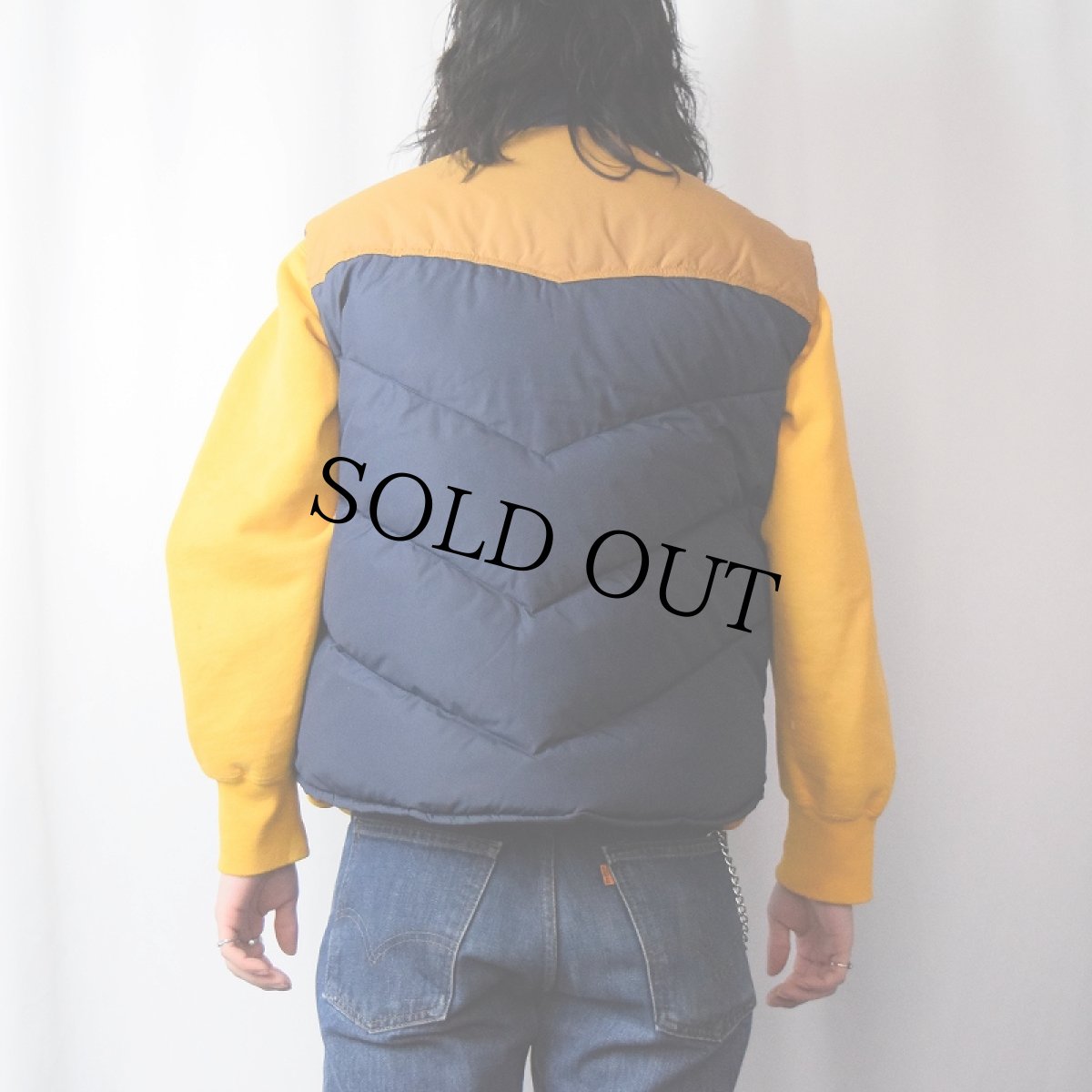 画像3: 70〜80's William Barry USA製 ウエスタンダウンベスト XL (3)