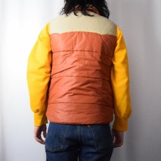 画像3: 【SALE】 80's Wrangler 中綿入り ウエスタンナイロンベスト (3)
