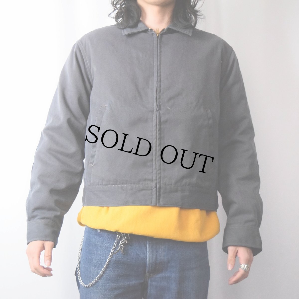 画像2: 70's Lee USA製 ライナー付き ワークジャケット SIZE42 (2)