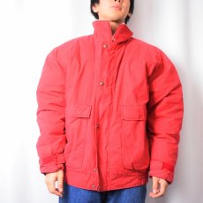 画像2: 80〜90's Woolrich ニット切り替え コットンダウンジャケット L (2)