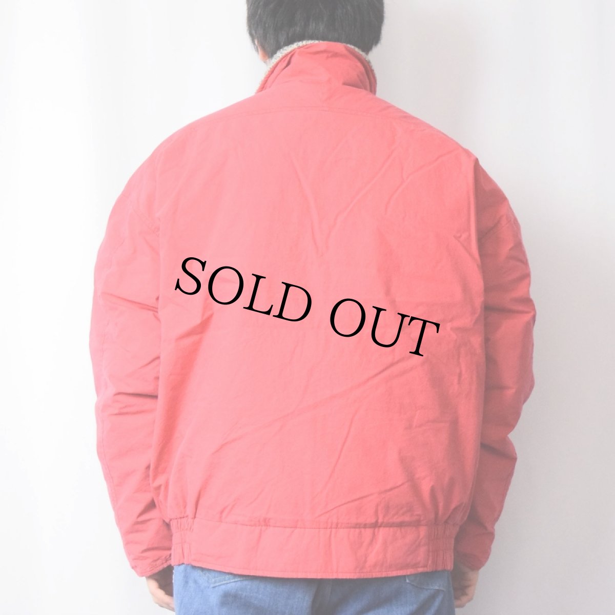 画像3: 80〜90's Woolrich ニット切り替え コットンダウンジャケット L (3)