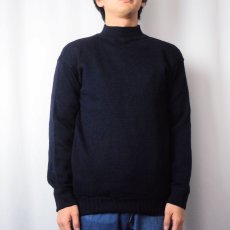 画像2: 70's U.S.NAVY GOBウールニットセーター NAVY LARGE (2)