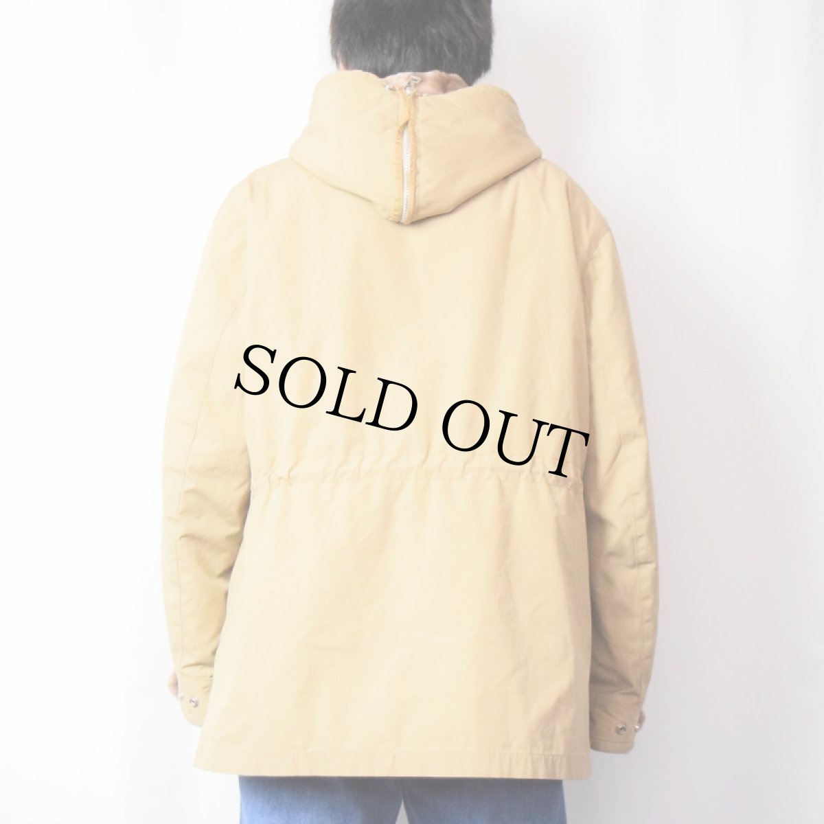 画像3: 70〜80's MIGHTY-MAC USA製 裏ボア ラビットフード フーデッドジャケット (3)