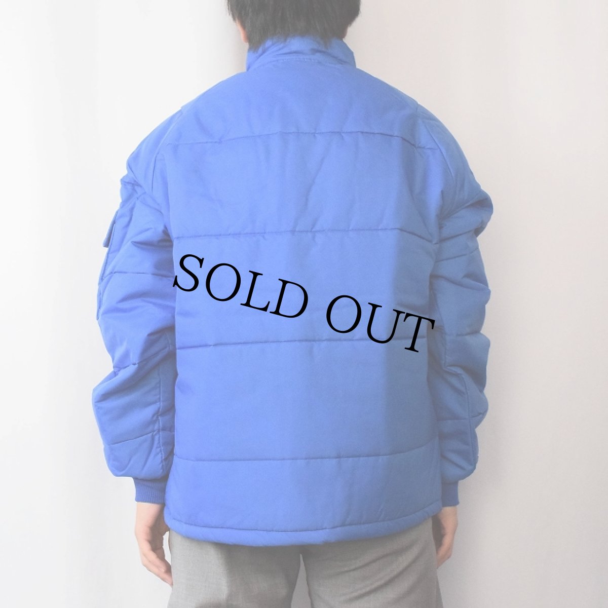 画像6: 70's Pla-Jac USA製 "SOUTHERN PACIFIC" ワッペン付き 中綿入り レーシングジャケット L (6)