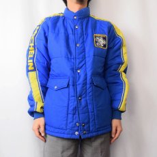 画像2: 70's Swingster "MICHELIN" パッチ付き 中綿入り レーシングジャケット L (2)