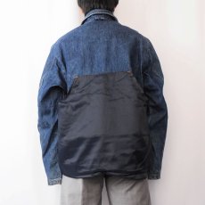 画像3: 【SALE】 〜80's キルティング切り替え デニムハンティングジャケット (3)