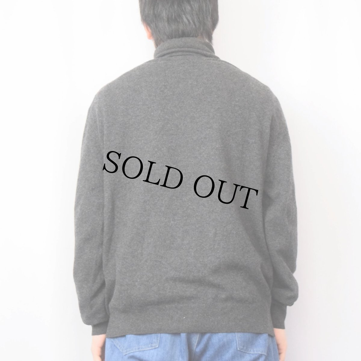 画像3: 【SALE】 COMMANDER タートルネック カシミアニットセーター (3)