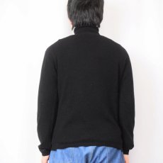 画像3: S.MARLON タートルネック カシミアニットセーター BLACK 2XL (3)