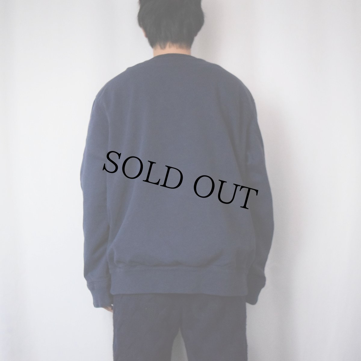 画像3: POLO Ralph Lauren 前V ロゴ刺繍スウェット NAVY XL (3)