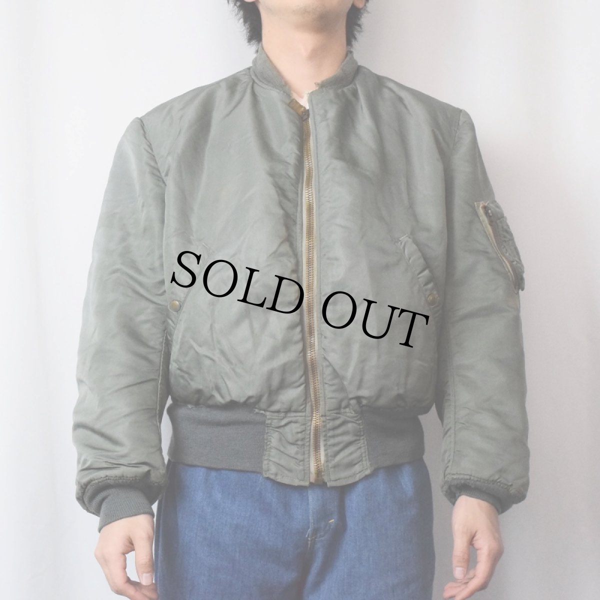 画像3: 60〜70's U.S.AIR FORCE MA-1 フライトジャケット (3)