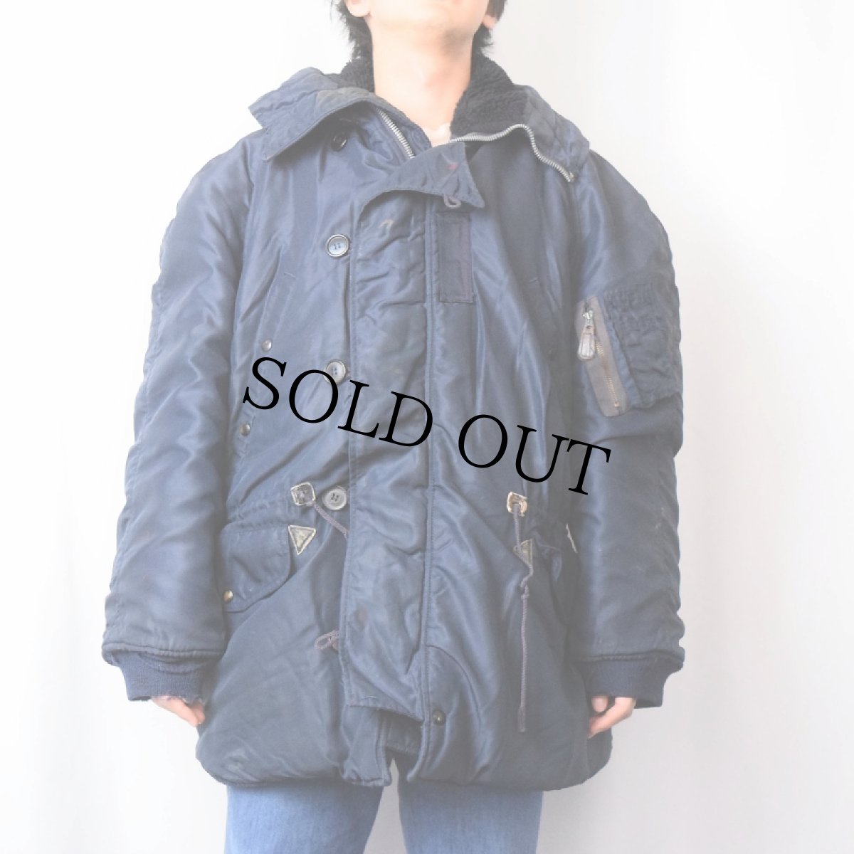 画像2: 50's U.S. AIR FORCE N-3A フライトジャケット LARGE (2)