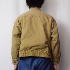 画像3: 70〜80's BRITISH KHAKI コットンキャンバスジャケット SIZE12 (3)