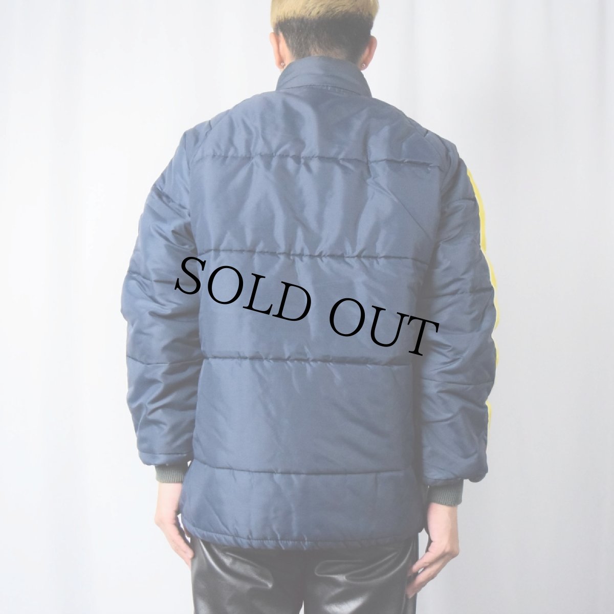 画像3: 70's Swingster USA製 中綿入り ナイロンレーシングジャケット S (3)