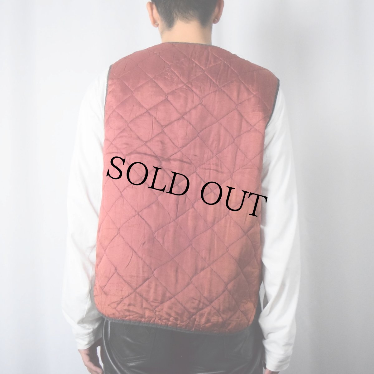 画像3: 〜70's 中綿入り キルティングベスト (3)