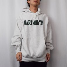 画像2: 2000's Champion REVERSE WEAVE "DARTMOUTH" プリントスウェットフーディー L (2)