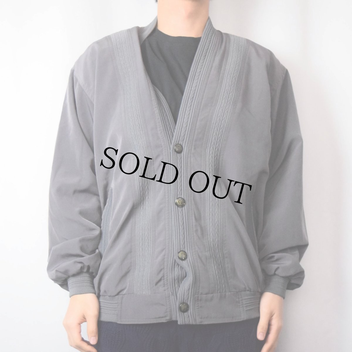 画像2: Chun Meng カーディガンジャケット M (2)