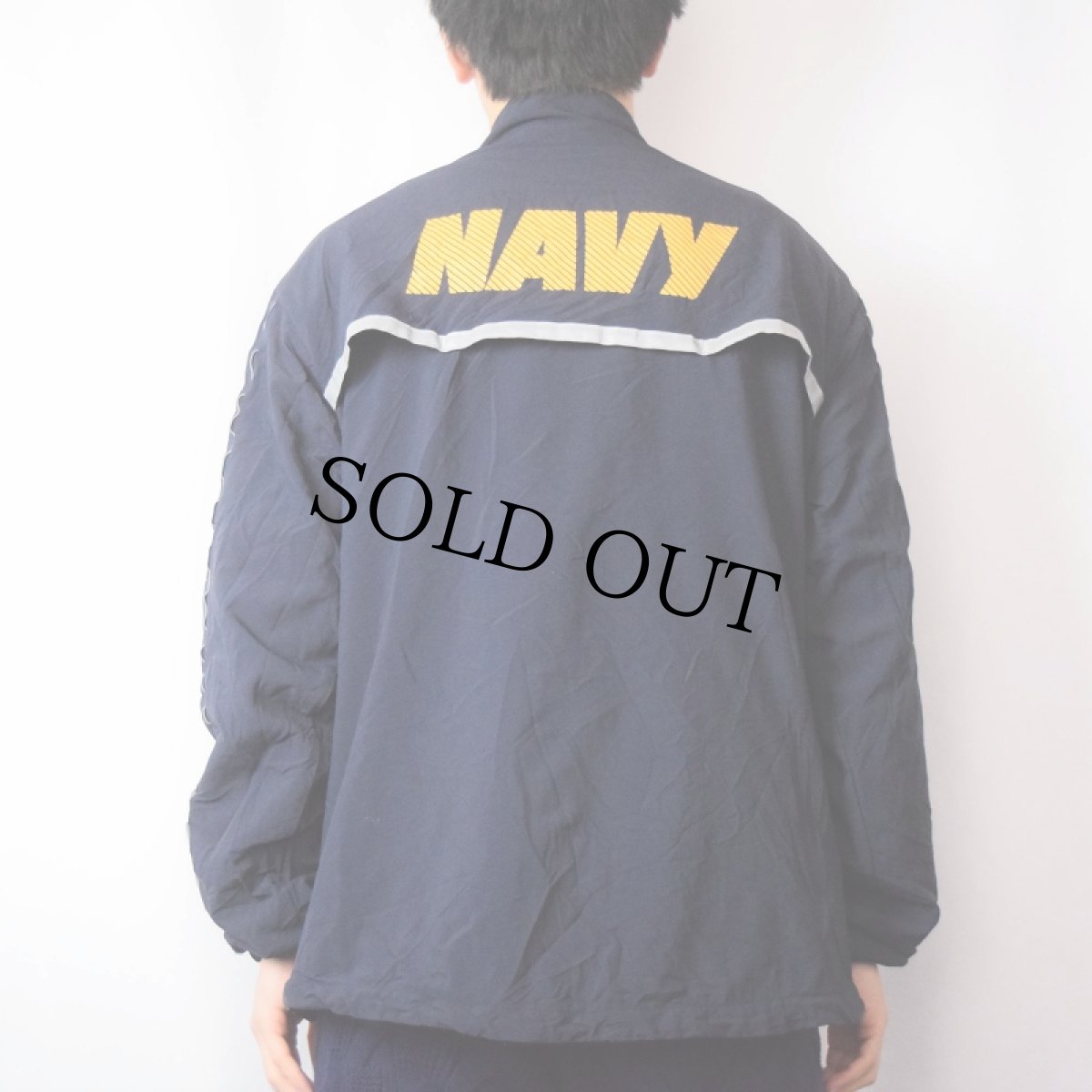 画像4: U.S.NAVY トレーニングジャケット MEDIUM (4)
