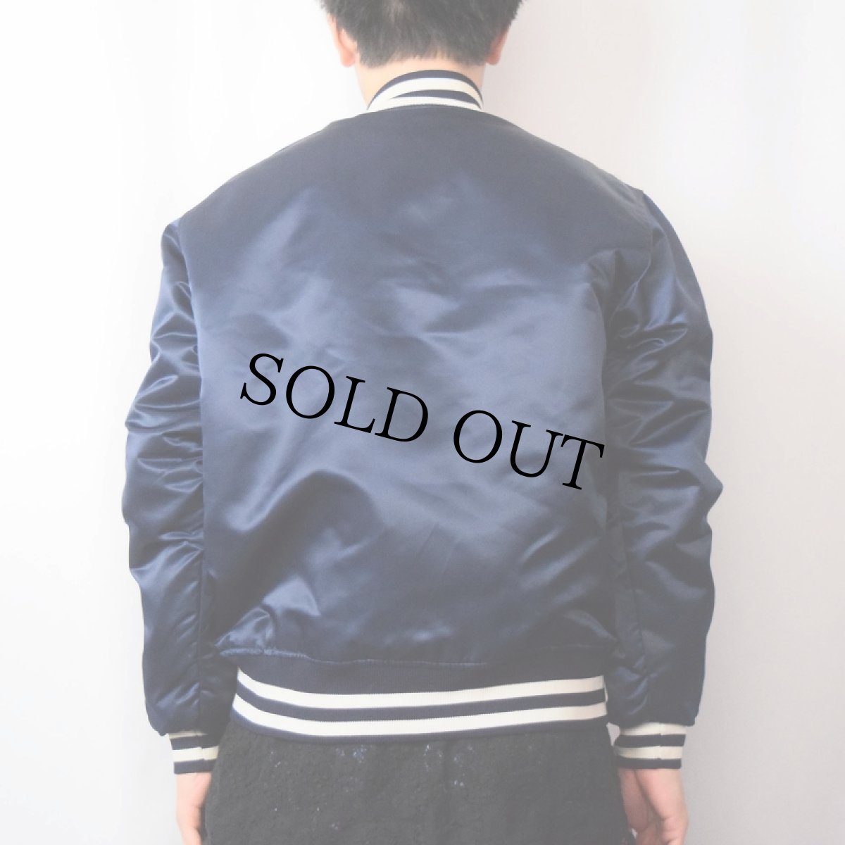 画像3: 90's STARTER Diamond collection USA製 "New York Yankees" ロゴワッペン付き ナイロンスタジャン NAVY M (3)