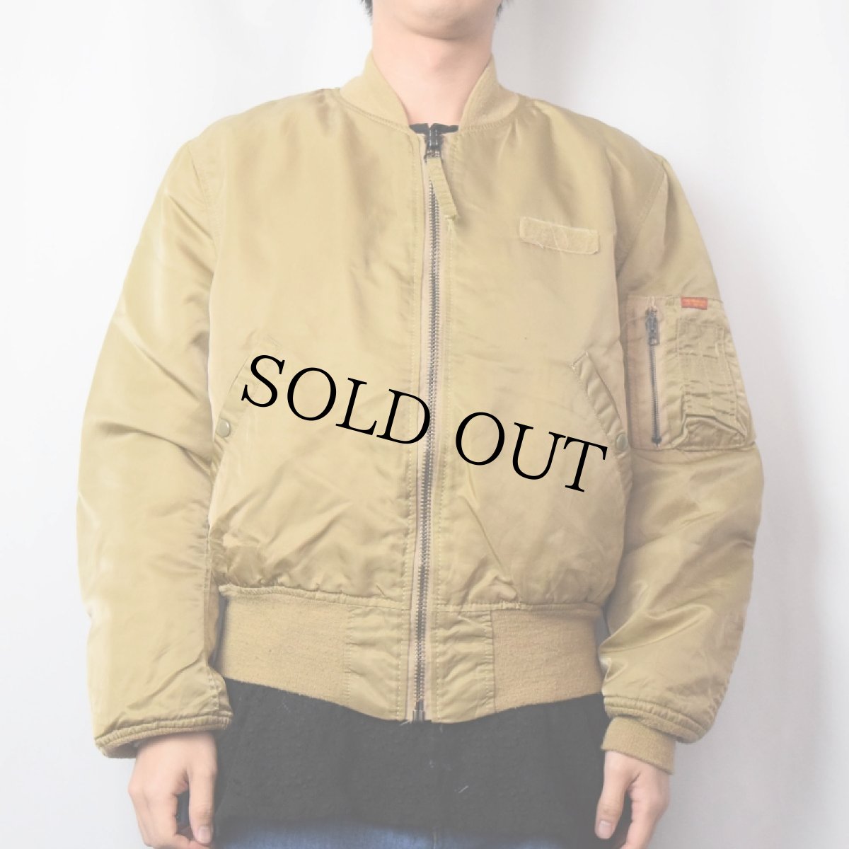 画像3: FACONNABLE JEANS USA製 "MA-1 TYPE" リバーシブル ナイロンジャケット M (3)