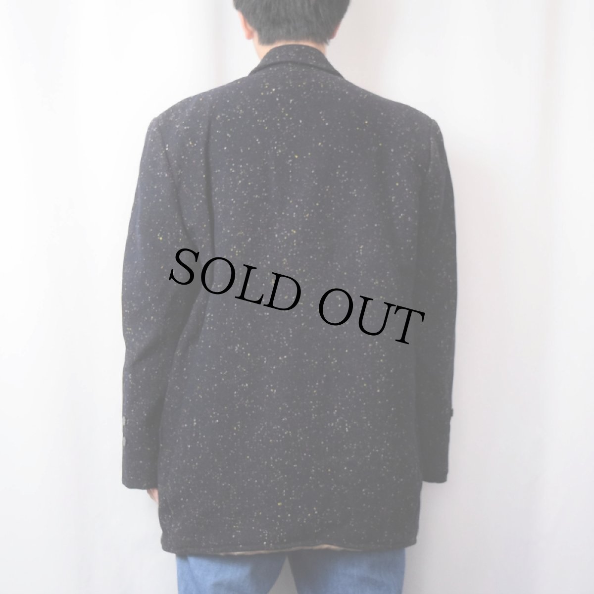 画像3: 70's ネップデザイン メルトンコート NAVY (3)