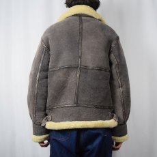画像3: GOZDE ANTILOP B-3 TYPE ムートンフライトジャケット XS (3)