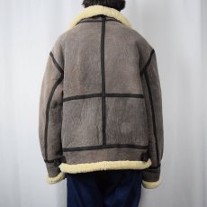 画像3: ORIGINAL SHEARLING B-3 TYPE ムートンフライトジャケット (3)