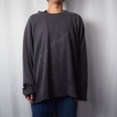 画像2: 2000's OLD NAVY 無地ロンT XXL (2)