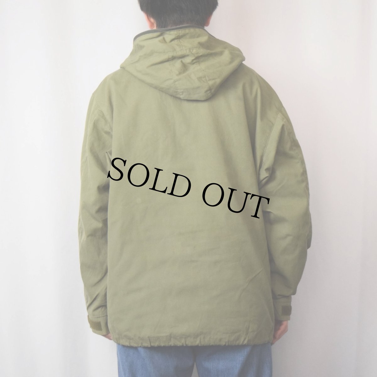 画像3: Grenaa Dampvaeveri メッシュ切り替え ポリエステル×コットン デザインアノラックパーカー (3)