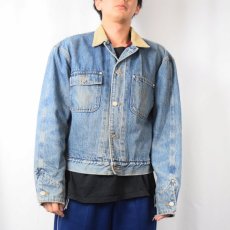 画像3: 80〜90's POLO Ralph Lauren "AUTHENTIC DUNGAREES" USA製 ブランケットライナー デニムジャケット  (3)