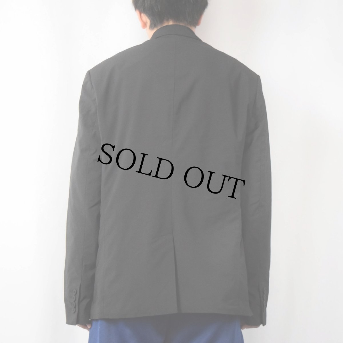 画像3: REACTION KENNETH COLE ナイロンテーラードジャケット BALCK L (3)