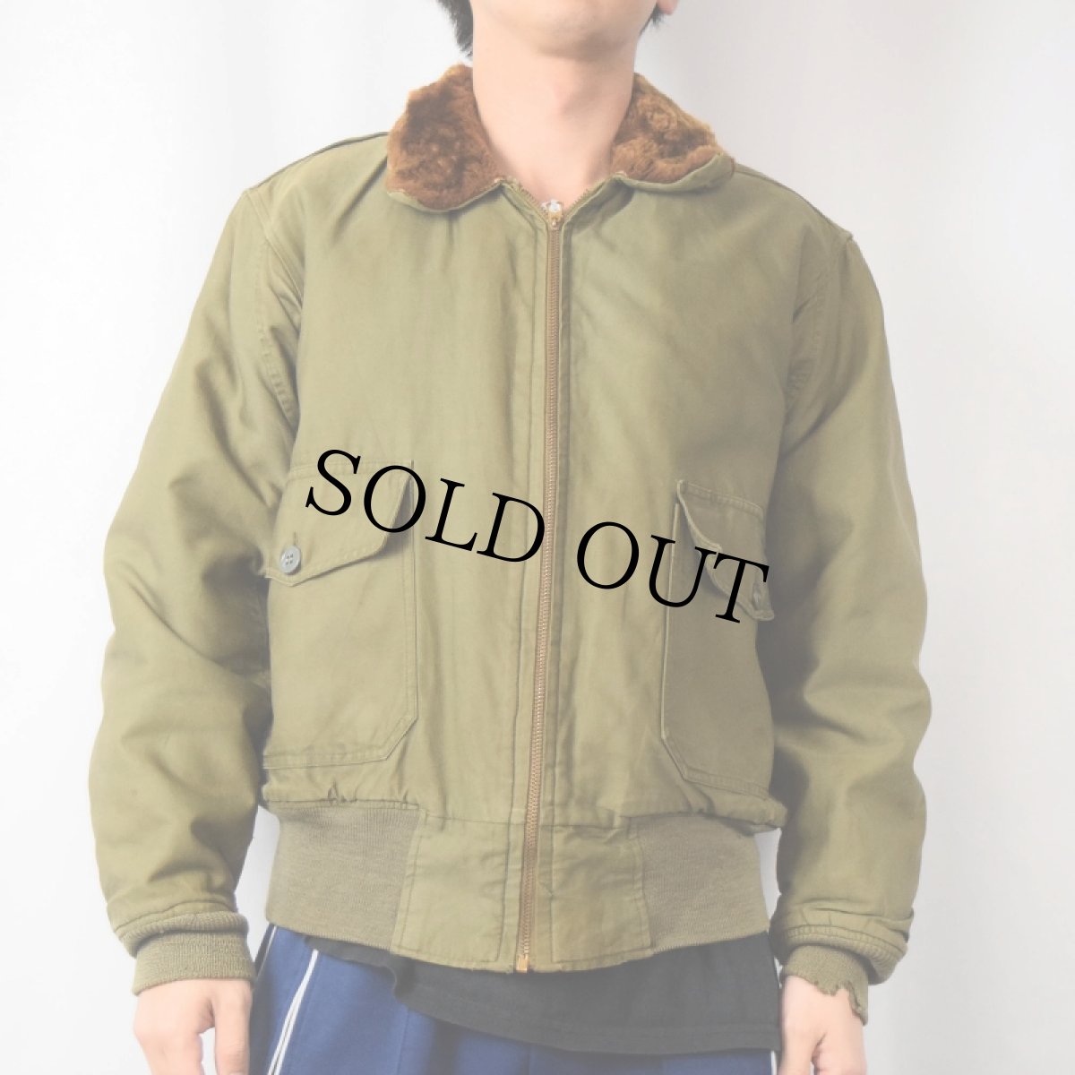 画像3: 40's U.S.ARMY AIR FORCE B-10 フライトジャケット SIZE 38 (3)