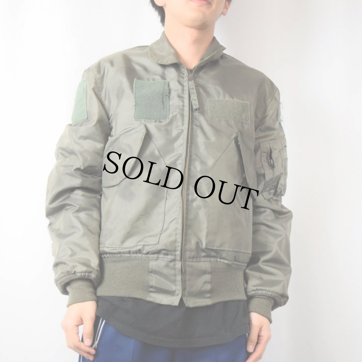 画像3: 80's U.S.AIR FORCE CWU-36/P "TYPE B" フライトジャケット MEDIUM (3)