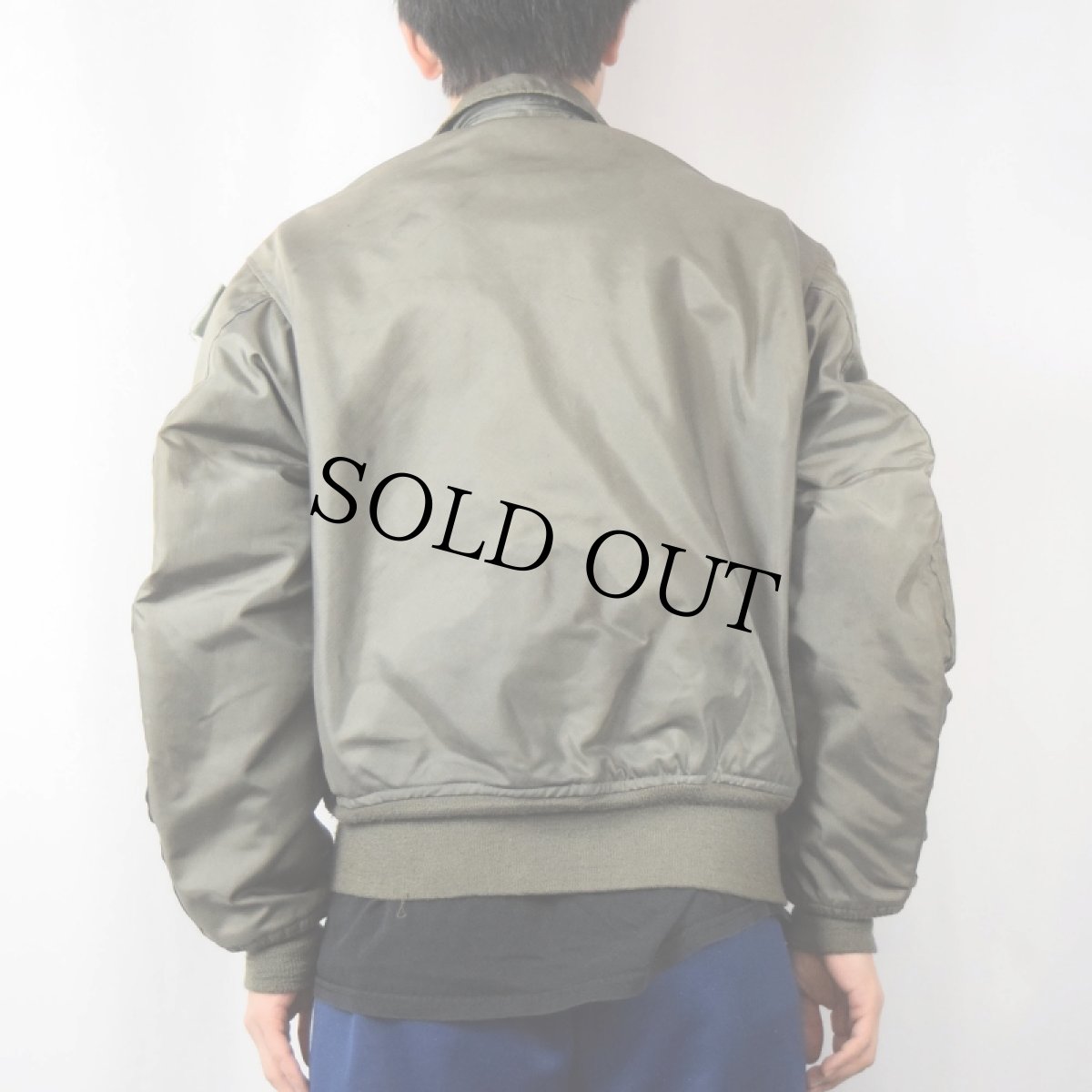 画像4: 80's U.S.AIR FORCE CWU-36/P "TYPE B" フライトジャケット MEDIUM (4)