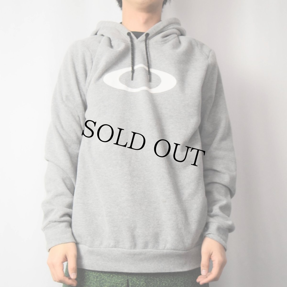 画像2: OAKLEY ロゴプリントスウェットフーディー L (2)