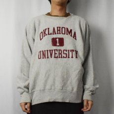 画像2: REVERSE WEAVE TYPE "OKLAHOMA UNIVERSITY" プリントスウェット (2)