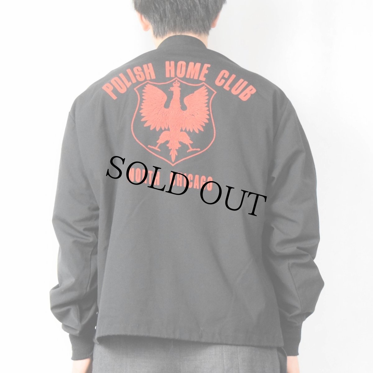 画像4: 60's Swingster "POLISH HOME CLUB" ワッペン付き コットンレーシングジャケット (4)