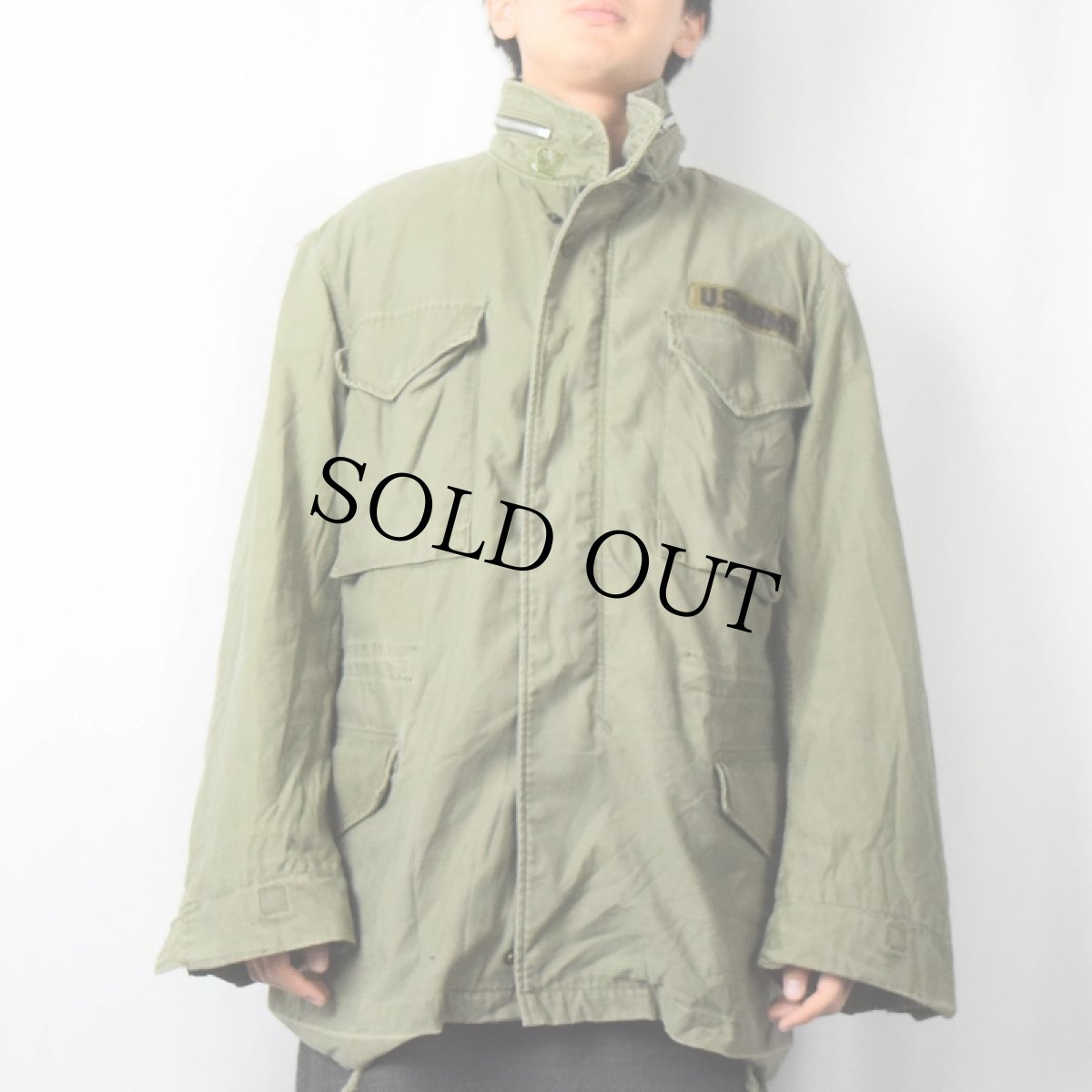 画像2: 60's U.S.MILITARY M-65 フィールドジャケット 2nd MEDIUM-REGULAR (2)
