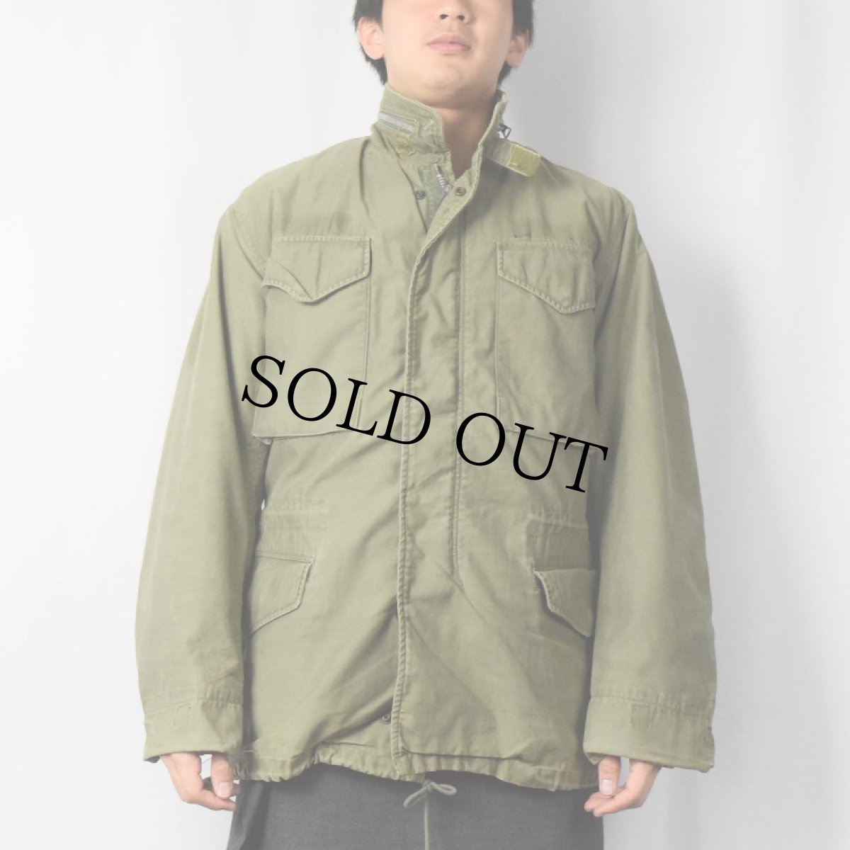 画像2: 60's U.S.MILITARY M-65 フィールドジャケット 1st (2)