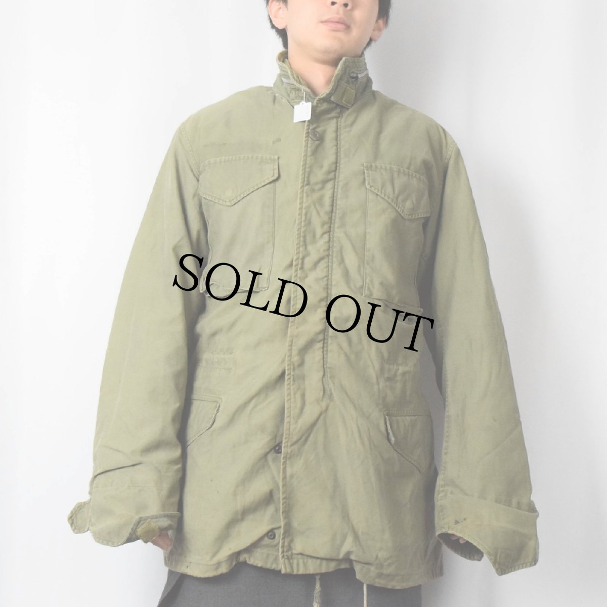 画像2: 60's U.S.MILITARY M-65 フィールドジャケット 1st (2)