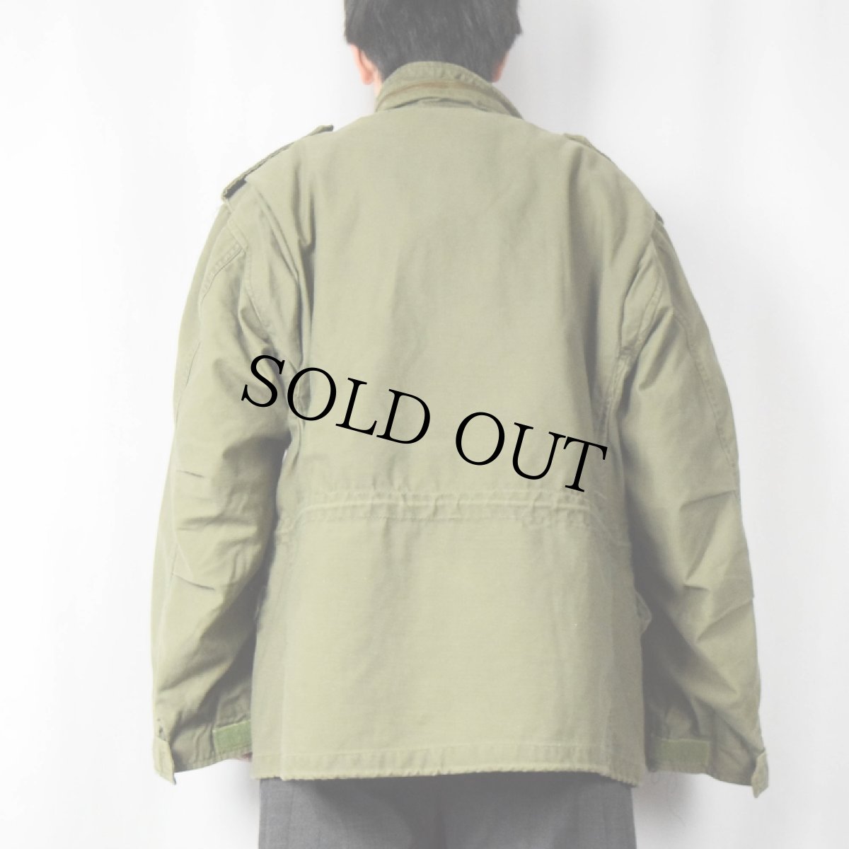 画像3: 70's U.S.MILITARY M-65 フィールドジャケット 3rd LARGE-SHORT (3)