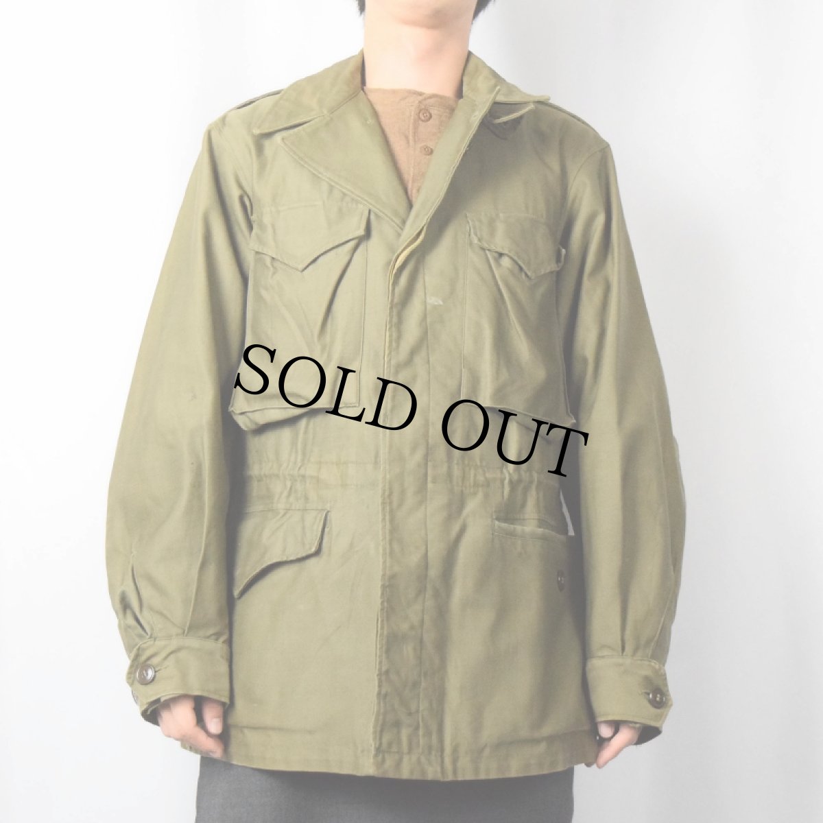 画像2: 40's U.S.ARMY M-43 フィールドジャケット (2)