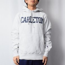 画像2: Champion REVERSE WEAVE "CARLETON" プリントスウェットフーディー M (2)