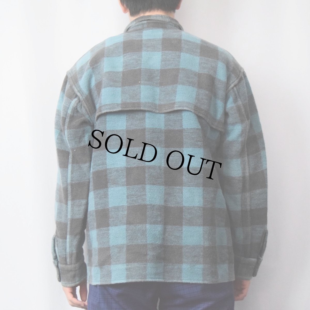 画像3: 〜90's CASTOR CANADA製 ブロックチェック柄 ヘビーネルシャツ M (3)