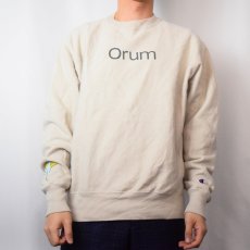 画像2: Champion REVERSE WEAVE "Orum" キャラクタープリントスウェット M (2)