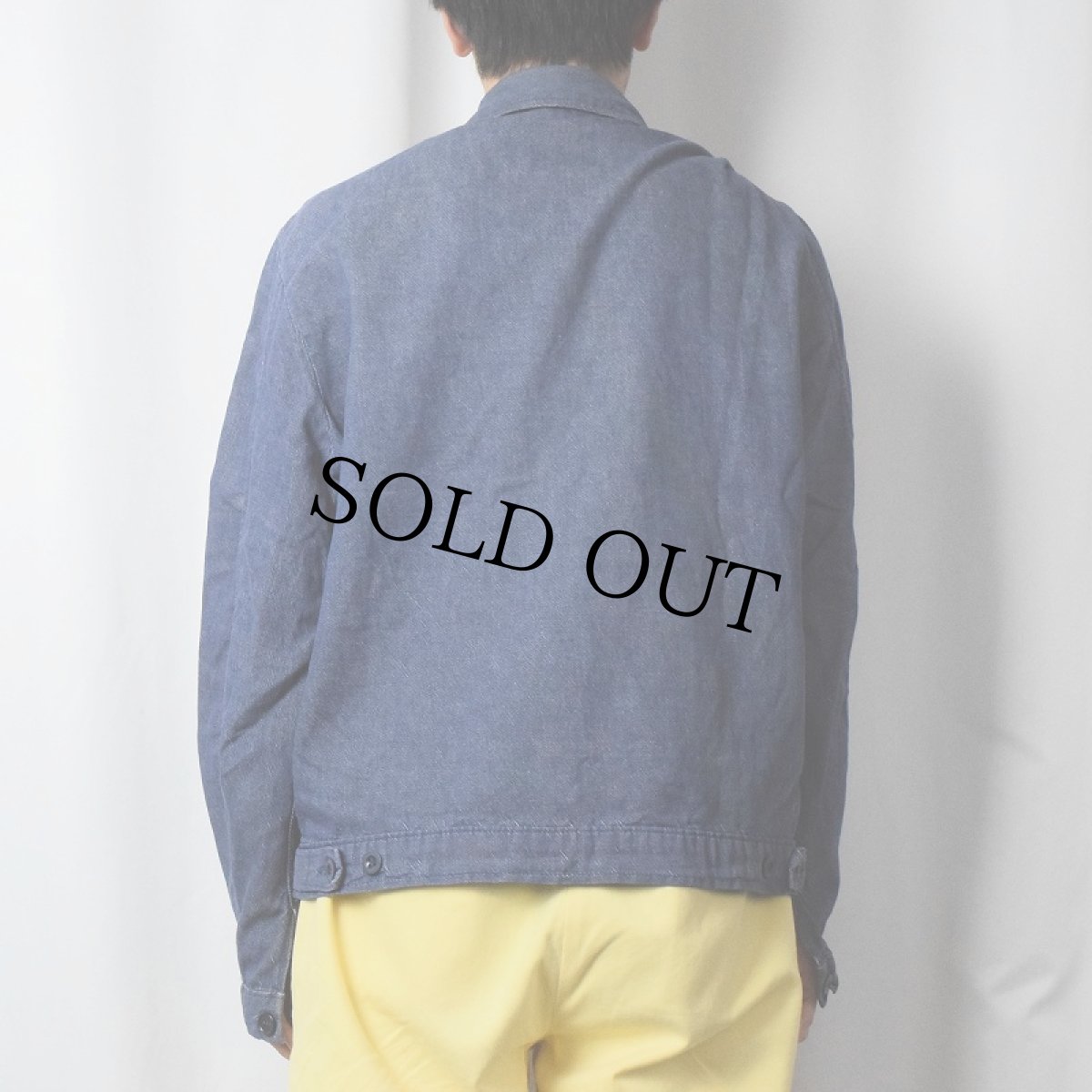 画像3: 〜60's EURO KLM KLEDING コットンワークジャケット SIZE102 (3)