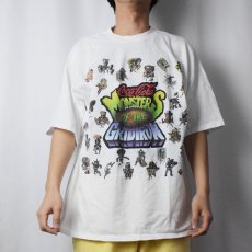 画像2: 90's Coca-Cola USA製 "MONSTERS OF THE GRIDIRON" プリントTシャツ XXL (2)